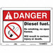 Safety Sign 10 inx14 in Vinyl