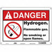 Safety Sign 10 in x 14 in Polyethylene