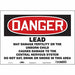 Safety Sign 10 in x 14 in Vinyl