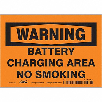 Safety Sign 5 inx7 in Vinyl
