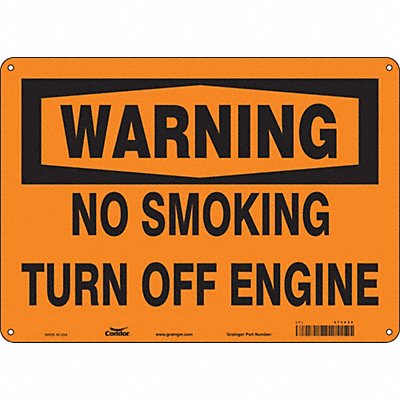 Safety Sign 10 inx14 in Aluminum