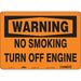 Safety Sign 10 in x 14 in Polyethylene
