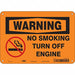 Safety Sign 7 in x 10 in Polyethylene