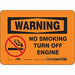Safety Sign 5 in x 7 in Vinyl