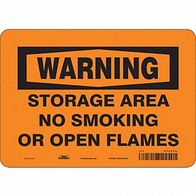 Safety Sign 7 in x 10 in Vinyl
