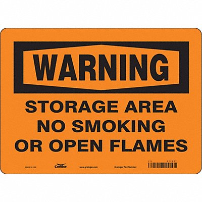 Safety Sign 10 inx14 in Vinyl