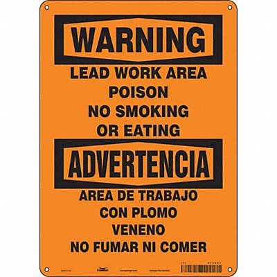 Safety Sign 14 inx10 in Aluminum