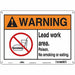 Safety Sign 10 in x 14 in Aluminum