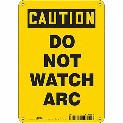 Safety Sign 10 inx7 in Aluminum