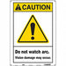 Safety Sign 20 in x 14 in Aluminum
