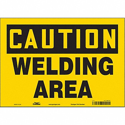 Safety Sign 10 inx14 in Vinyl