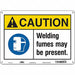 Safety Sign 10 in x 14 in Polyethylene