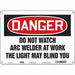 Safety Sign 10 in x 14 in Aluminum