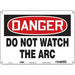 Safety Sign 10 in x 14 in Polyethylene