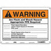 Safety Sign 10 in x 14 in Polyethylene