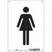 Safety Sign 10 in x 7 in Aluminum