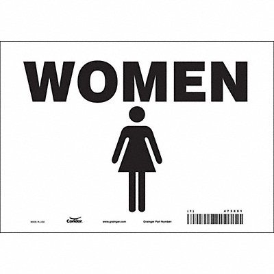 Safety Sign 10 in x 7 in Vinyl