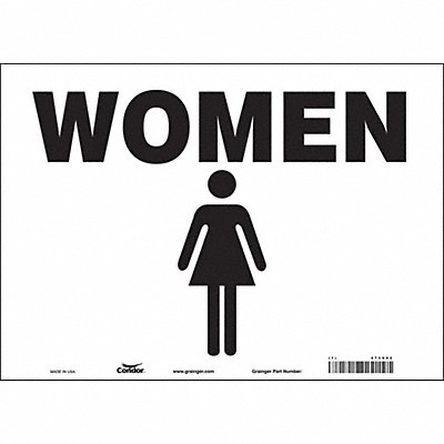 Safety Sign 14 in x 10 in Vinyl