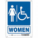 Safety Sign 10 in x 7 in Aluminum