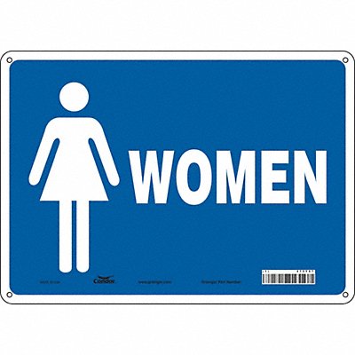 Safety Sign 10 in x 14 in Aluminum