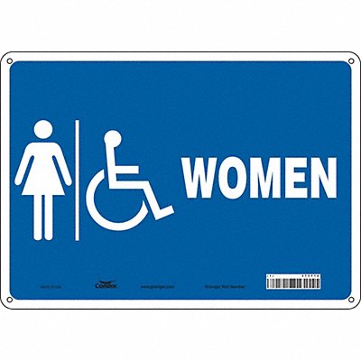 Safety Sign 10 in x 14 in Aluminum