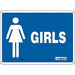 Safety Sign 10 in x 14 in Polyethylene