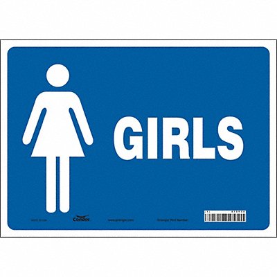 Safety Sign 10 in x 14 in Vinyl