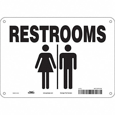 Safety Sign 7 in x 10 in Aluminum