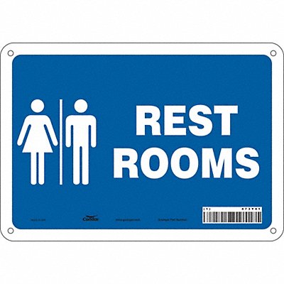 K1068 Safety Sign 7 in x 10 in Aluminum
