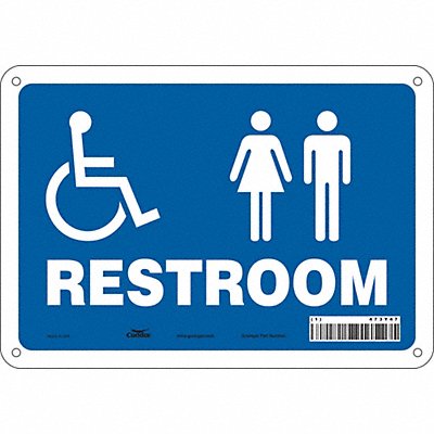 Safety Sign 7 in x 10 in Aluminum