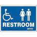 Safety Sign 10 in x 14 in Aluminum
