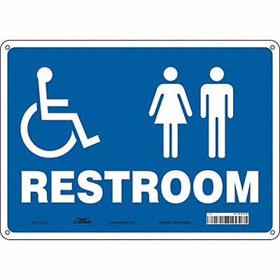 Safety Sign 10 in x 14 in Polyethylene