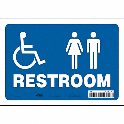 Safety Sign 7 in x 10 in Vinyl