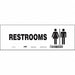 Safety Sign 4 in x 12 in Vinyl