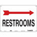 Safety Sign 10 in x 14 in Polyethylene