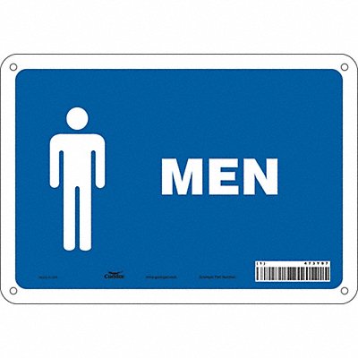 Safety Sign 7 in x 10 in Aluminum