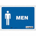 Safety Sign 7 in x 10 in Aluminum