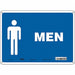 Safety Sign 10 in x 14 in Polyethylene