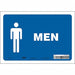 Safety Sign 7 in x 10 in Vinyl