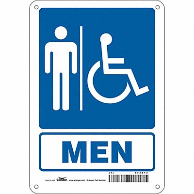 Safety Sign 10 in x 7 in Polyethylene