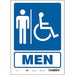 Safety Sign 14 in x 10 in Vinyl