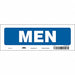 Safety Sign 3 1/2 in x 10 in Vinyl