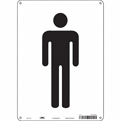Safety Sign 14 in x 10 in Aluminum