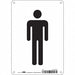 Safety Sign 10 in x 7 in Polyethylene