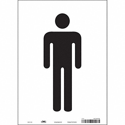 Safety Sign 14 in x 10 in Vinyl
