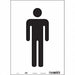 Safety Sign 14 in x 10 in Vinyl