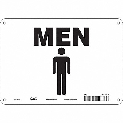 Safety Sign 7 in x 10 in Aluminum