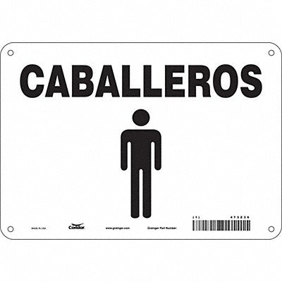 Safety Sign 7 in x 10 in Vinyl