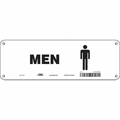 Safety Sign 4 in x 12 in Aluminum