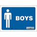 Safety Sign 7 in x 10 in Vinyl